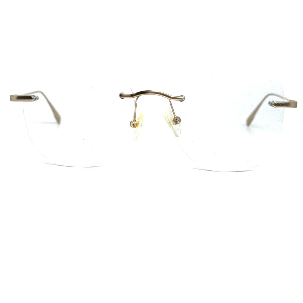EyeBuyDirect Lisa Eyeglasses Rimless 56-17-145 C2 Gold Glasses‎ 20022